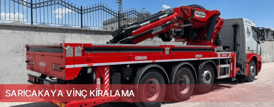 Sarıcakaya İlçemi Vinç Kiralama